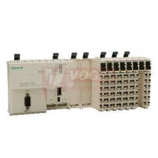 TM258LF42DR M258 Ethernet, CANopen, RS232/RS485, 2 sloty pro kom. moduly, 42DI/DO (relé)