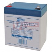 Baterie  12,00 V Pb   4,5Ah GT12-4,5 olověný akumulátor, faston 4,7mm, rozměr 90x70x102mm (B9653)