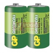 Baterie  1,50 V R14  monočl.malý zinkochloridový, GP shrink/2ks