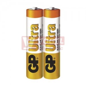 Baterie  1,50 V LR03 mikro alkalická, AAA, GP Ultra Alkaline, shrink/2ks