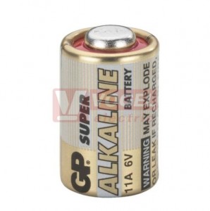 Baterie  6,00 V 11A  alkalická, 38mAh MN11/GP11A, GP blistr/5ks (B1302)