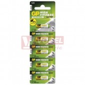 Baterie  12,00 V 27A  alkalická, 20mAh MN27/A90/GP27A, GP blistr/5ks (B1301)