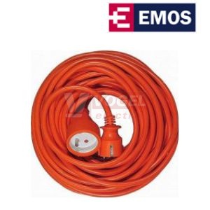 Prodlužovák  1 zás. 30m EMOS (P01130) oranžový 3x1,5mm2 250VAC/16A