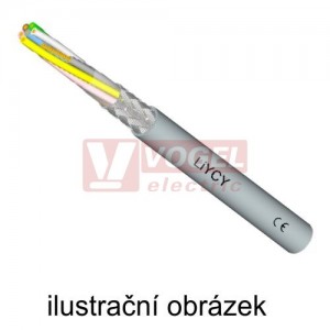 LiYCY   6x0,25 kabel stíněný flexibilní datový, barevné žíly dle DIN 47100 [220083]