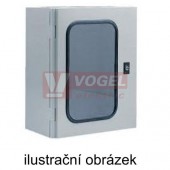 ARIA  86 rozvodnice, průhledné dveře, všh 835x635x300mm IP66, BEZ MONT.DESKY  (831132)