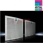 SK3237.100 ventilátor s filtrem, 20m3/h, 230V 50/60Hz, otvor 92x92mm, IP54, RAL7035, připojovací vodiče L=500mm 2x0,75mm2  DOPRODEJ