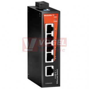 IE-SW-BL05-5TX ethernetový Switch BasicLine, neřízený, 5xRJ45, 10/100MBit/s, 12-60VDC, IP30, š 30mm, -10..+60°C (1240840000)