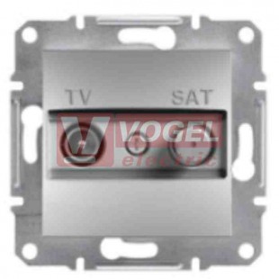 EPH3400361 Zásuvka TV-SAT, průběžná 8db, alu