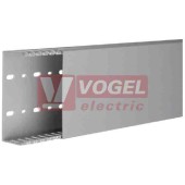 Kanál v 50xš125 Tehalit DNG 501250 7030B rozvaděčový s víkem, PVC, šedý RAL7030, děrování dna dle DIN 43659