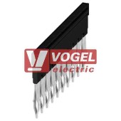 ZQV 4N/10 BK propojka 10-pólová černá, rozteč 6,1mm (2810830000)