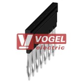 ZQV 4N/ 7 BK propojka  7-pólová černá, rozteč 6,1mm (2810920000)