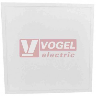 Svítidlo LED panel  40W (DAISY VIRGO 830-40W/WF) [1/2]  BEZ ZDROJE, přisazený čtverec, rámeček bílý, 3400lm, 3000K, teplá bílá,  IP20, rozměr 595x595mm, tl. 9mm (GXDP073)