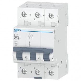 Jistič 3P  32A C (LTP-32C-3) Ue AC 230/400V/DC 180V, 6kA (OEZ 42258)