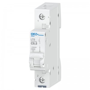 Jistič 1P   0,5A C (LTS-0,5C-1) Ue AC 230/400V/DC60V, 10kA (OEZ 41967)