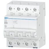 Jistič 3P+N  16A B (LTS-16B-3N) Ue AC 230/400V/DC180V, 10kA (OEZ 42135)