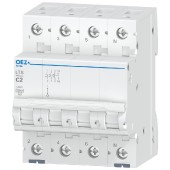 Jistič 3P+N   2,0A C (LTS-2C-3N) Ue AC 230/400V/DC180V, 10kA (OEZ 43092)