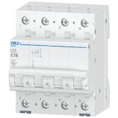 Jistič 3P+N  16A C (LTS-16C-3N) Ue AC 230/400V/DC180V, 10kA (OEZ 42146)