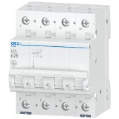 Jistič 3P+N  25A C (LTS-25C-3N) Ue AC 230/400V/DC180V, 10kA (OEZ 42148)