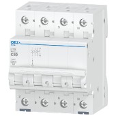Jistič 3P+N  50A C (LTS-50C-3N) Ue AC 230/400V/DC180V, 10kA (OEZ 42151)