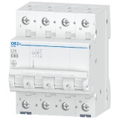 Jistič 3P+N  63A C (LTS-63C-3N) Ue AC 230/400V/DC180V, 10kA (OEZ 42152)