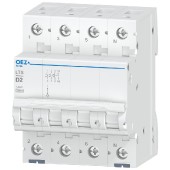 Jistič 3P+N   2,0A D (LTS-2D-3N) Ue AC 230/400V/DC180V, 10kA (OEZ 43296)