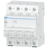Jistič 3P+N  63A D (LTS-63D-3N) Ue AC 230/400V/DC180V, 10kA (OEZ 43299)