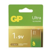 Baterie  9,00 V 6LF22 alkalická, GP Ultra 9V, 1 ks (B02511)