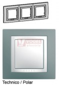 MGU2006858 Unica Basic - Krycí rámeček trojnásobný, Technico/polar