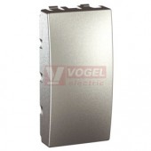 MGU986530 Unica - Záslepný kryt, 1 modul, Aluminium