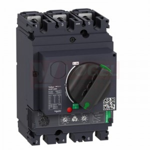 GV5P220H Motorový jistič 3P 100-220A, Icu 70kA, (otočný ovládač), svorka pro kabelové oka