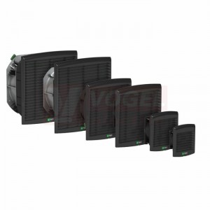 NSYCVF300M115DG Ventilátor CSVS, 300m³/ h, 115V, rozměr výřezu 223x223mm, rozměr vš 268x248mm, 55dB, IP54, RAL7035