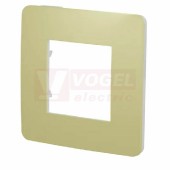 NU280211 Unica Studio Color krycí rámeček jednonásobný, Light Green/Bílá