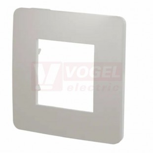 NU280224 Unica Studio Color krycí rámeček jednonásobný, Light Grey/Bílá