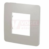 NU280224 Unica Studio Color krycí rámeček jednonásobný, Light Grey/Bílá