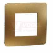 NU280257M Unica Studio Metal krycí rámeček jednonásobný, Copper/Bílá
