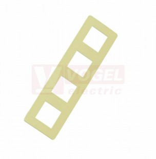 NU280811 Unica Studio Color krycí rámeček čtyřnásobný, Light Green/Bílá