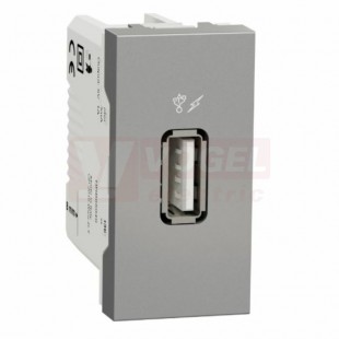 NU342830 Unica USB 2.0 nabíjecí konektor, 1M, 1A, Aluminium