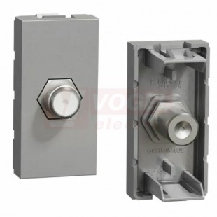 NU346830 Unica zásuvka TV F-konektor 1M, Aluminium