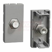NU346830 Unica zásuvka TV F-konektor 1M, Aluminium