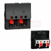 NU348654 Unica svorky reproduktorové 2M, Antracit RAL7021