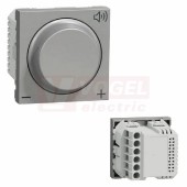 NU360230 Unica ovládač hlasitosti, 12V, šroubové svorky, hlx43,95mm, šx45mm, vx45mm, Aluminium, IP20, IK01