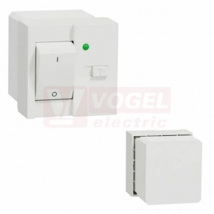Proudový chránič Unica 1P+N 16A/120-230VAC, šroubové svorky, barva bílá RAL9003, 45x45x54mm, IK01, IP41