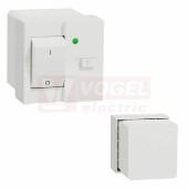 Proudový chránič Unica 1P+N 16A/120-230VAC, šroubové svorky, barva bílá RAL9003, 45x45x54mm, IK01, IP41