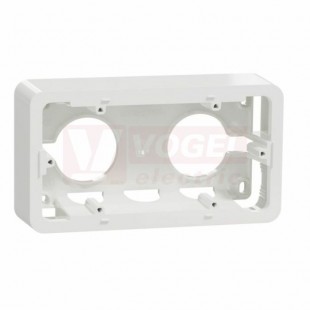 NU840418 Unica Pro krabice na omítku dvojnásobná, barva bílá RAL9003