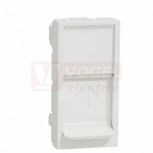 NU946020 Unica centrální deska RJ45 Keystone 1M, barva bílá RAL9003 Antibakteriální