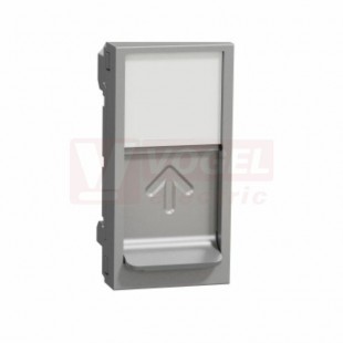 NU946030 Unica centrální deska RJ45 Keystone 1M, Aluminium