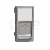NU946030 Unica centrální deska RJ45 Keystone 1M, Aluminium