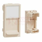 NU946044 Unica centrální deska RJ45 Keystone 1M, barva béžová RAL1013