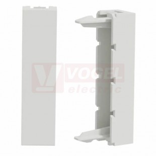 NU986418 Unica záslepka 2x 1/2 modul, barva bílá RAL9003