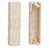 NU986444 Unica záslepka 2x 1/2 modul, barva béžová RAL1013